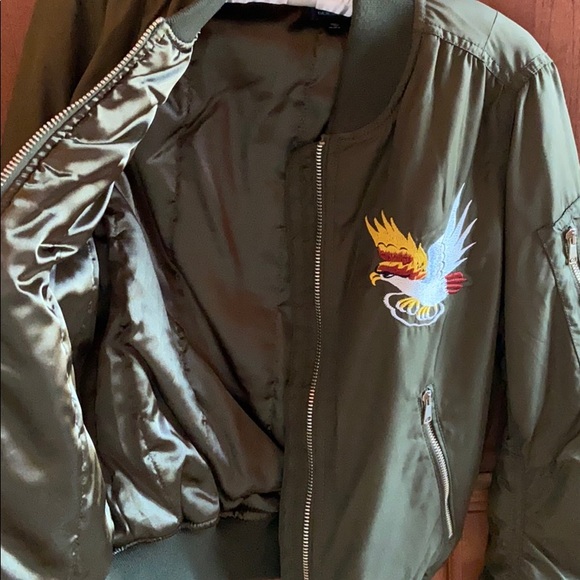 Topshop Eagle Bomber - Picture 5 of 6